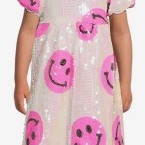 Lola and The Boys - Pinkie Happy Emoji Dress  - Little Kid 6